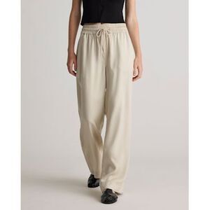 Quince Women’s Vintage Wash Tencel Wide Leg Pants – Gray (Size M)